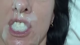 oral creampie compilation. big homemade loads for the queen of cum