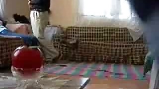 Homemade voyeur sex with hot babe with big boobs