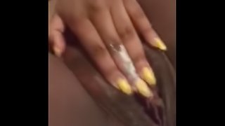 Ebony Creamy Pussy Tease