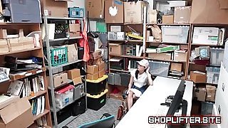 Stupid Shoplifting Girl Hidden-Cam Sex