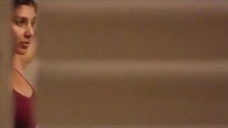 Indian gorgeous  babe spied through the window